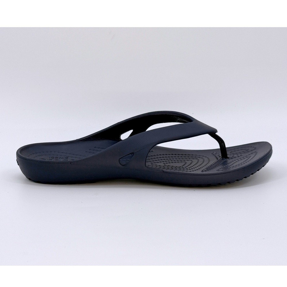 Crocs Kadee II Flip Women's Size 9 Sandals Navy Blue  202492-410